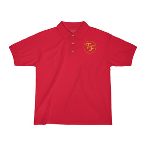 Track and Field Men's Jersey Polo Shirt