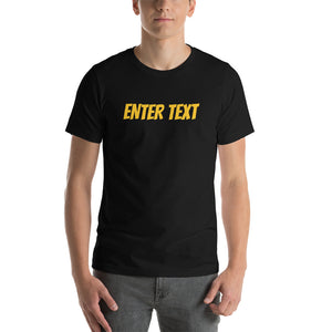 Customizable Short-Sleeve Unisex T-Shirt