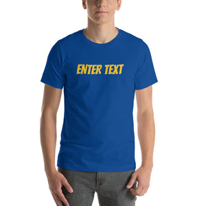 Customizable Short-Sleeve Unisex T-Shirt